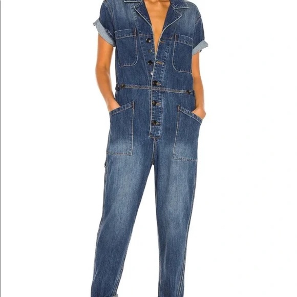 Pistola Denim Grover Jumpsuit - Picture 1 of 8